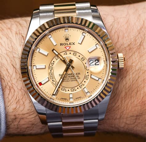 rolex sky dweller 2 tone